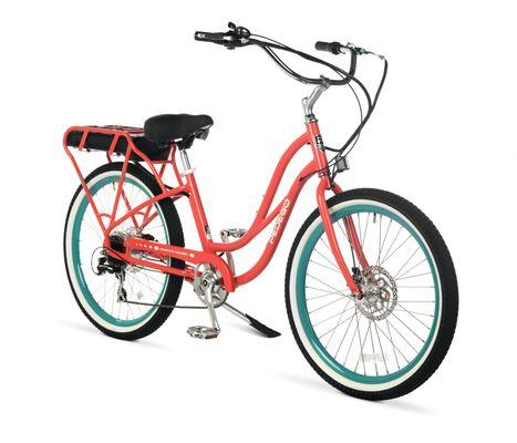 The comfort Cruiser is the origional Pedego. The first thing you notice when you ride a Comfort Cruiser is how comfortable you feel.