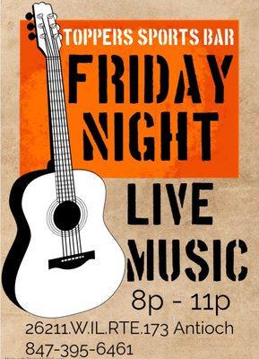 Live music Friday nights