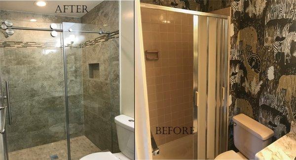 BATHROOM REMODEL IN SILVER SPRING