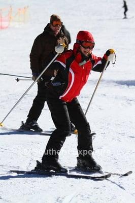 Action shot by the onsite photogs. You can buy these prints in the lodge at the bottom of the Goldrush green slope, or online.