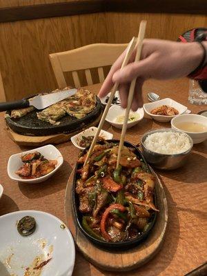 Seafood bulgogi