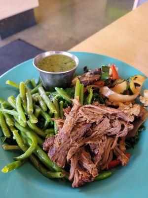 Paleo bowl with pasture raises beef