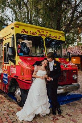 Michael and Elizabeth Wedding  Catered by the Cali Food Truck