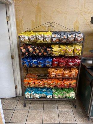 Potato chip rack