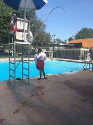 Lifeguards on duty