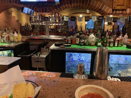 Inside bar area