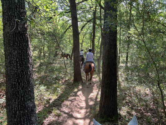 Trail at Marshall Creek Ranch.