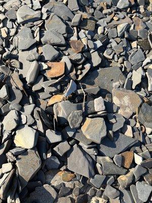 Rocks off sulphur island nearby