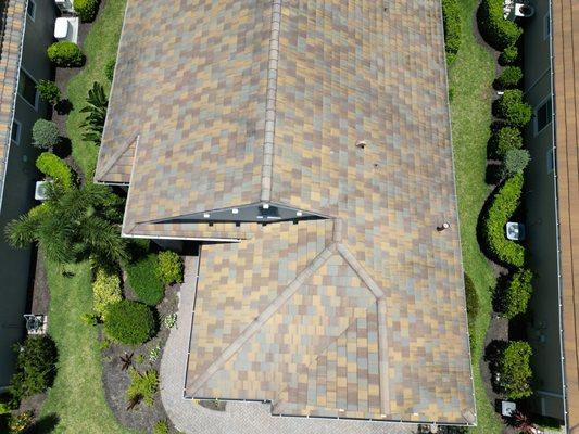 Tile roof restoration