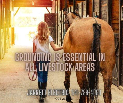 Jarrett Electric offers all types of electrical services, including agriculture type services, from barns to greenhouses, we can do it