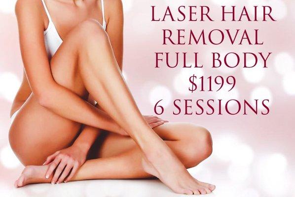 Full body laser hair removal