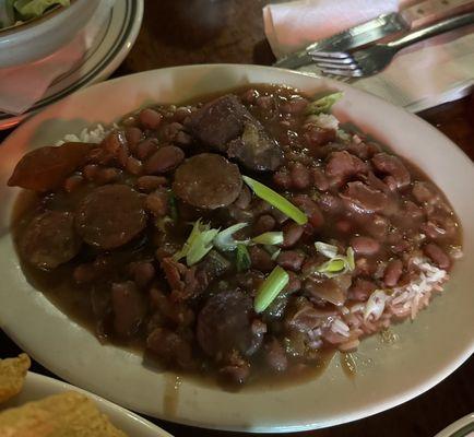 Red Beans, Rice, and Sausage