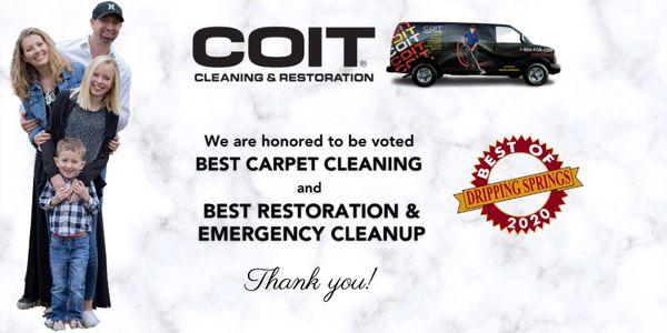 Best Restoration Emergency Cleanup, Best Carpet Cleaning, COIT Cleaning And Restoration Of Austin, Dripping Springs, TX