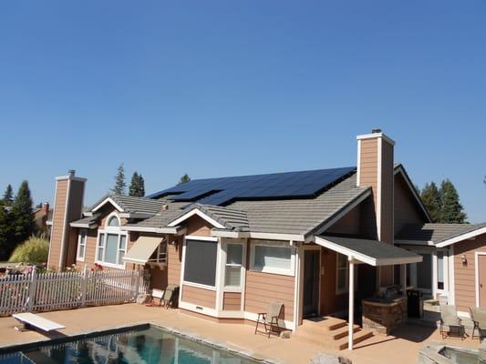 House with Pool.  We do Solar Thermal too!