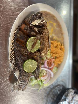 Fried tilapia