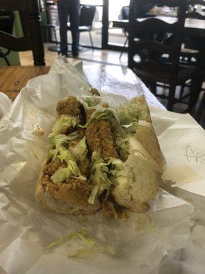 Catfish poboy