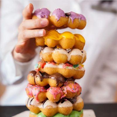 Mochi donuts