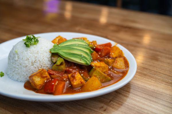 Avocado Red Curry