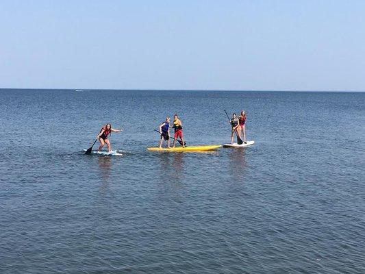 Paddle-boarding