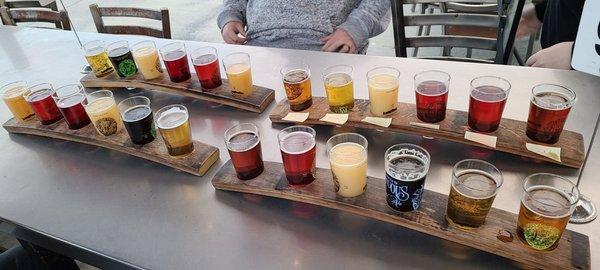 Beer flights!