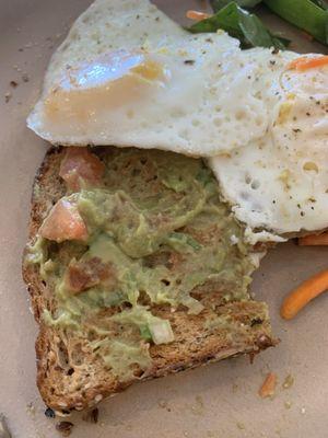 This is the bread with guacamole. The amount of guacamole is totally unacceptable considering the ~$13 price