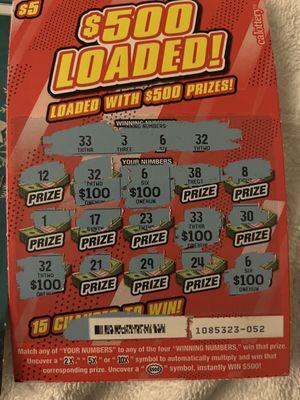 Winning Scratchers from Emeryville Market!!!