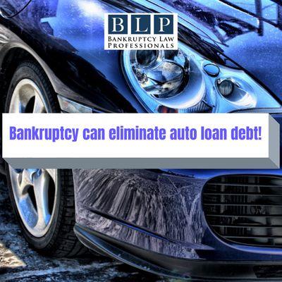 Auto loan deficiency debt can be discharged in a Chapter 7 bankruptcy.