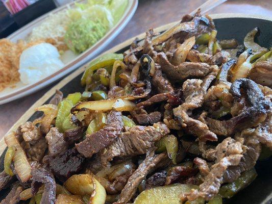 Steak Fajitas.