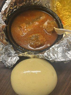 Light Soup with Fufu