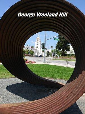 Rexford Mini Park and Beverly Hills City Hall in Beverly Hills.  Photo by, George Vreeland Hill