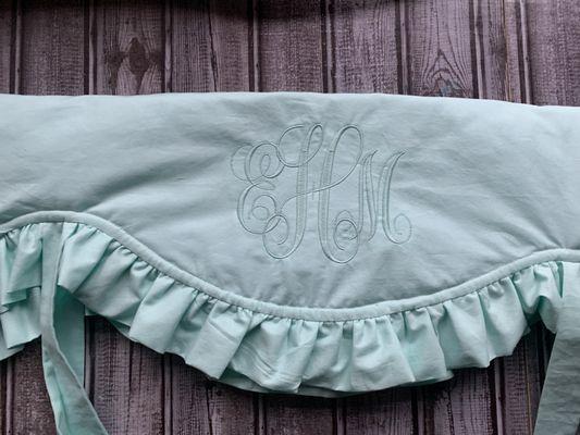 Monogrammed Baby Blankets & Bedding