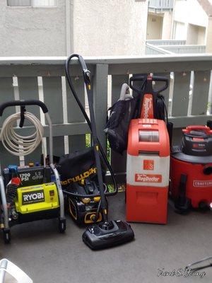 This is my equipment for my cleaning services...
I'm a small business just starting off on my own.