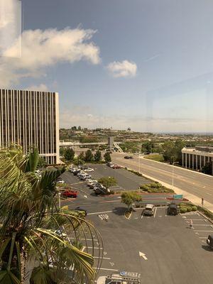 View from treatment room