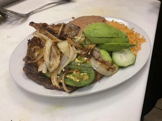 Carne Asada Plate