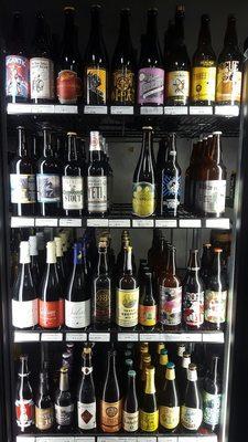 Nice selection of craft beer bombers