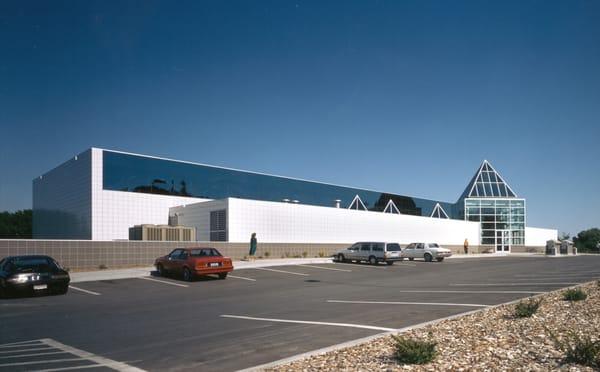 Exterior of Milton R. Abrahams Branch