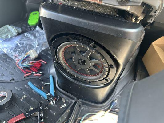 New Kicker subwoofer