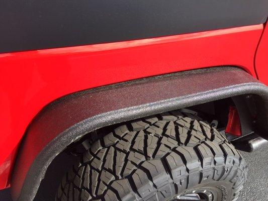 Tubular Fender Flares with Linex Premium