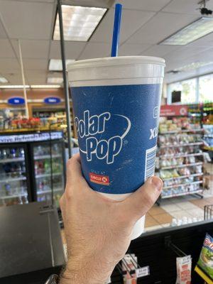 All Polar Pop is the same price. Got a small one.