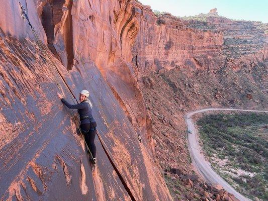 Call us now to book your climbing adventure! Beginners and more experienced climbers welcome. 435-260-8913