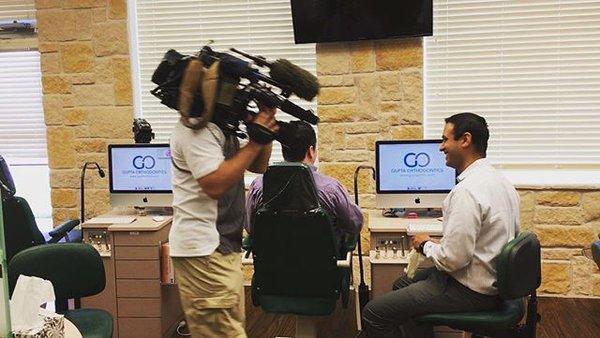 Dr. Gupta interviewed by Channel 8 News as an expert on accelerated orthodontic treatment!