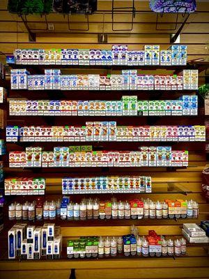 Juices & Salts Wall #vape #vapejuice #coils #pods