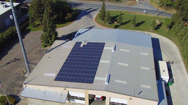 Fire Station Solar provided by Velocity Solar Power