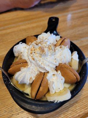 Beautiful and tasty banana pudding