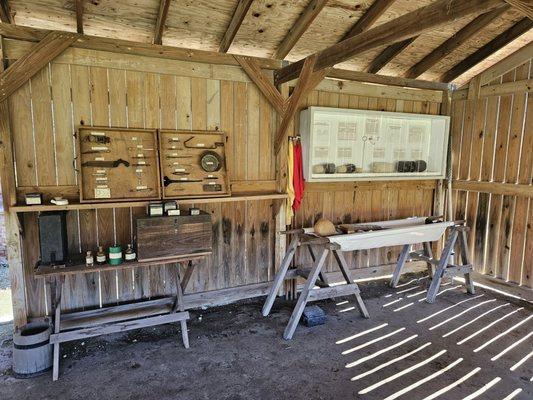 Display of the medical instruments of the day