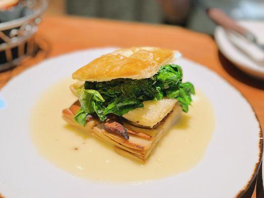 Mushroom mille feuille