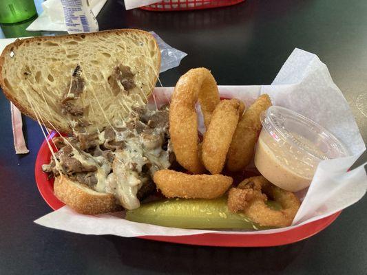 Delicious onion rings