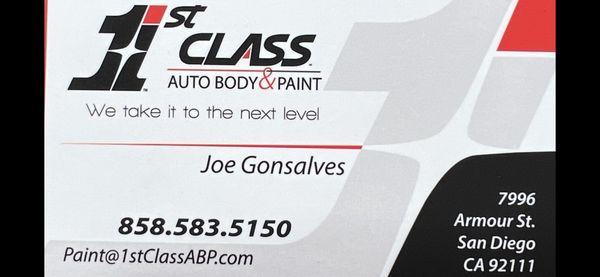 1st Class Auto Body & Paint