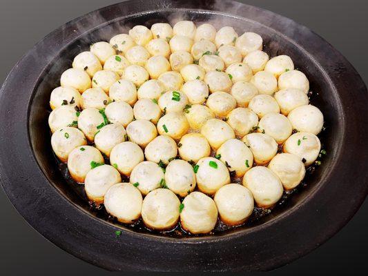 Panfried pork Soup in dumplings