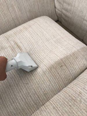 sofa steam cleaning